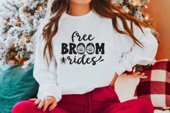 Free Broom Rides: Graphics and Crafts for Halloween Marketing