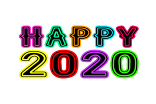 Happy 2020 Graphics for Crafts and Digital Products
