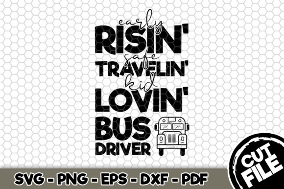 Kid Loving Bus Driver Graphics & Crafts