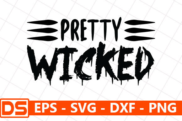 Pretty Wicked Embroidery Design